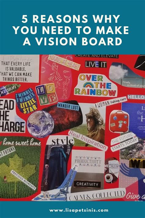 5 Reasons Why You Need To Do A Vision Board Making A Vision Board