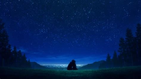 Anime Night Background Anime Night Scenery Wallpapers Phopics