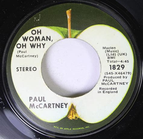 Paul Mccartney 45 Rpm Oh Woman Oh Why Another Day Cds