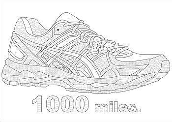 1000 Mile Tracker Coloring Page