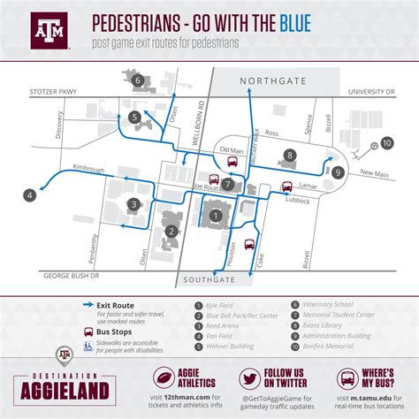 Campus Map Texas Aandm University Visitor Guide Texas Aandm Parking Map