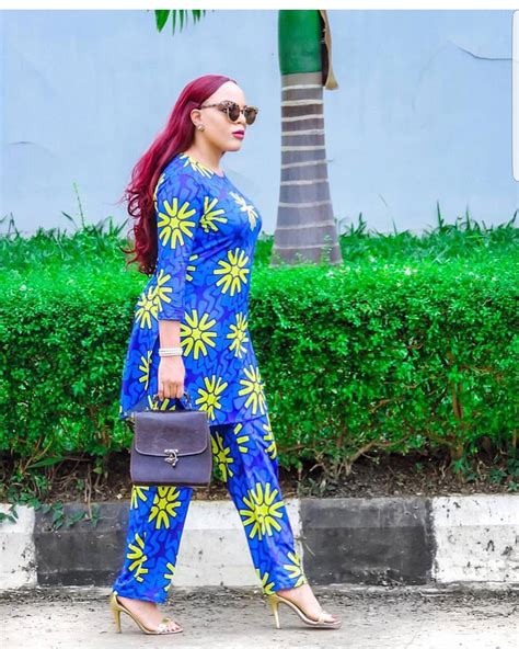 Trending Ankara Trouser And Top Styles For Ladies 2018 - Fashionre