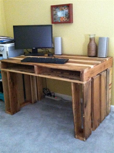 Desk I Made From Pallets Diy Furniture Repurposed Home Decor