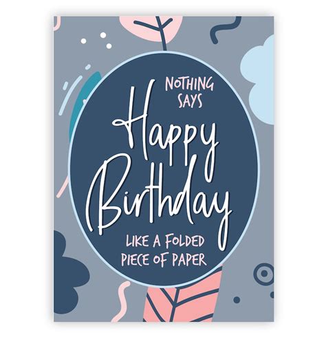 Printable Birthday Card Digital Downloadable Happy Birthday Etsy