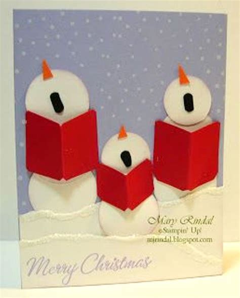 We love these beautiful handmade christmas cards. 60 Handmade Christmas Cards - Pink Lover