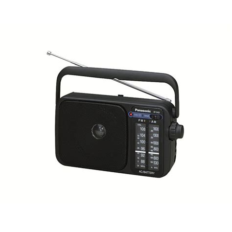 Panasonic Rf 2400d Ebk Fmam Portable Radio In Black G Craggs Ltd