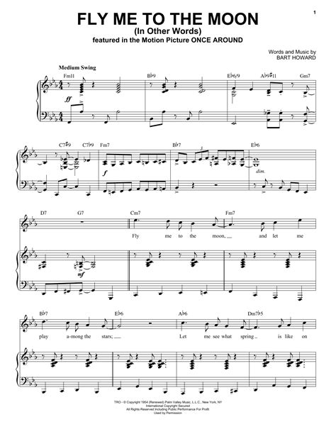 Fly Me To The Moon In Other Words Jazz Version Arr Brent Edstrom