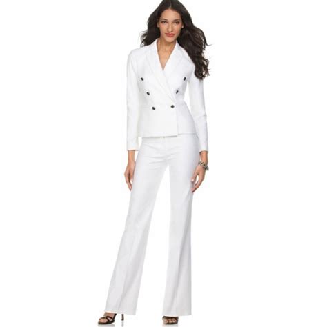New2018 Female Elegant Pant Suits Formal Work Wear Womens Business