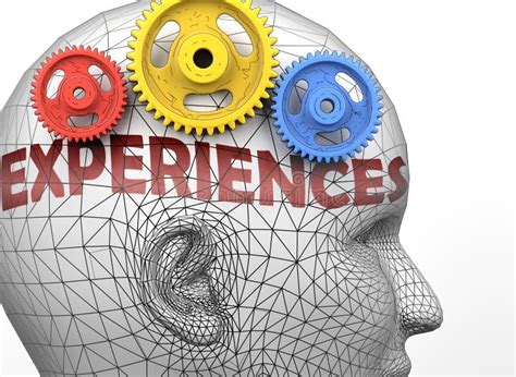Experiences And Human Mind Pictured As Word Experiences Inside A Head
