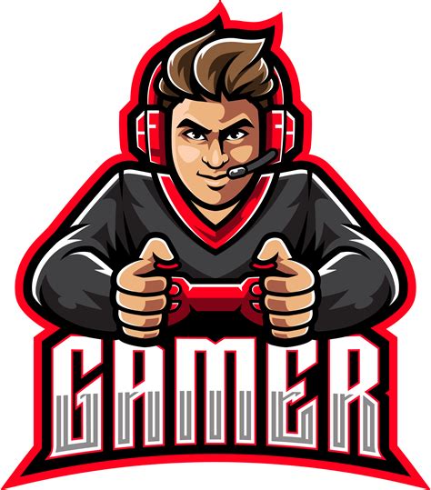 Gamer Esport Mascot Logo Design By Visink Thehungryjpeg