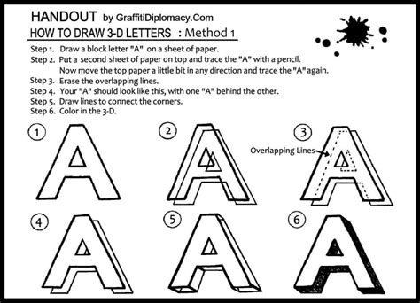 Crocheting the alphabet can be another fun activity while wishing to go smart with your hook. How to Draw 3D Letters Method 1 | Joves | Pinterest ...