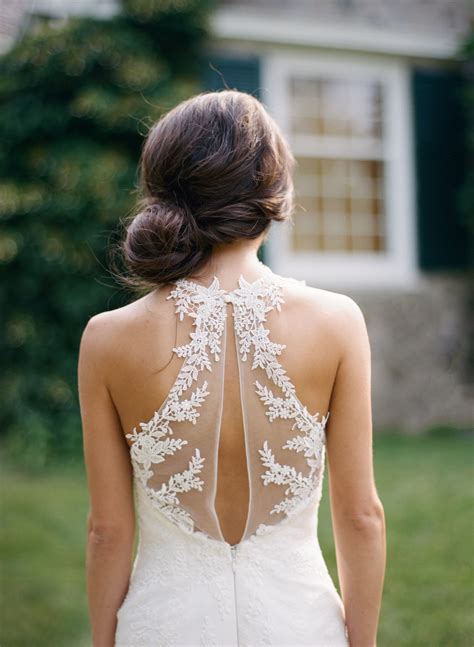 22 Wedding Dresses That Wowed From The Back Martha Stewart Weddings