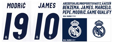 2015 16 kit font and numbering more in comments realmadrid. Football teams shirt and kits fan: Font Real Madrid 2016 ...