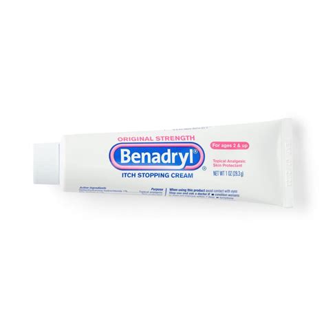 Benadryl Original Strength Itch Cream 1 Oz