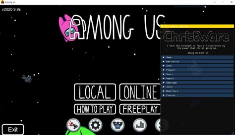 Download among us mod menu v.18.2. Among US Menu MOD Hack (PC) - MongHacks
