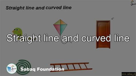 Straight Line And Curved Line Math Lecture Sabaq Pk YouTube