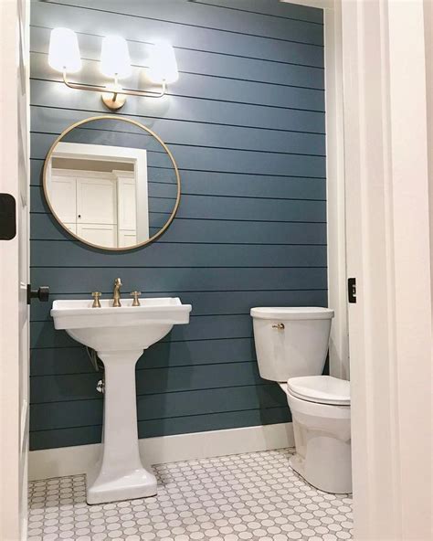 Impress Your Visitors With These 30 Cute Half Bathroom Designs Half