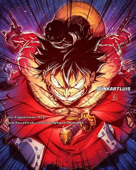 Luffy In Wano Colored By Marvelmania On