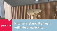 Kitchen Island Refresh with Rumahxkita