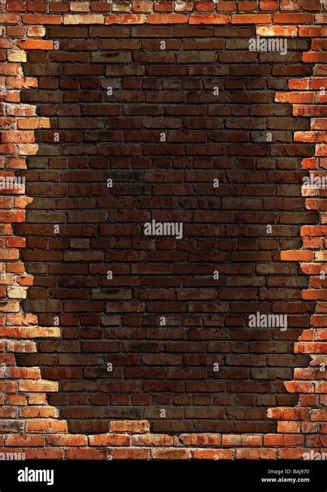 Dark Red Brick Wall Grungy Background Stock Photo Alamy