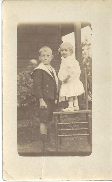 Kenneth Charles Joy And Mary Constance Joy Pre 1910 The Callcott