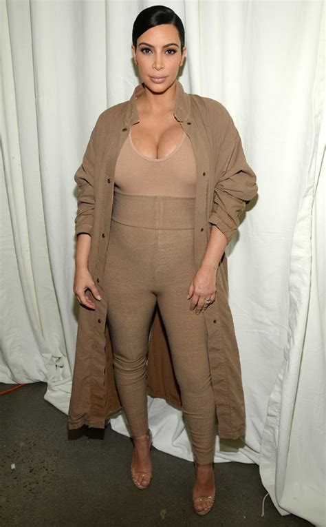 Mrs Yeezy From 35 Times Kim Kardashian Made Beige Look Sexier Than Being Nude E News