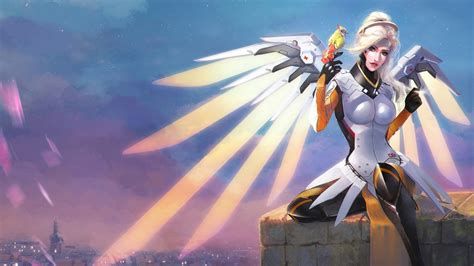 Share overwatch dual monitor with your friends. Mercy Overwatch Artwork Wallpapers | HD Wallpapers | ID #19713