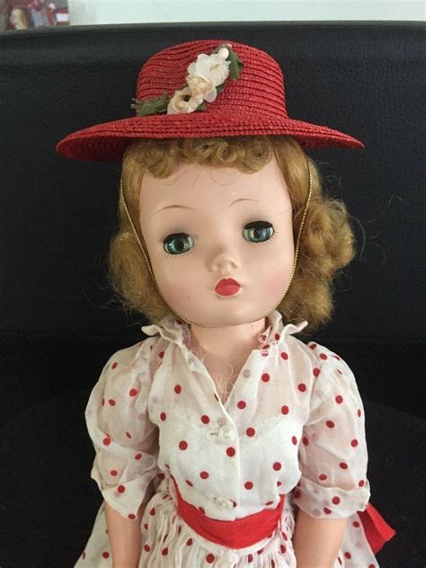 Vintage Madame Alexander Cissy Doll 1955 1958 20 Inches W Red Polka Dot Dress 1733804673