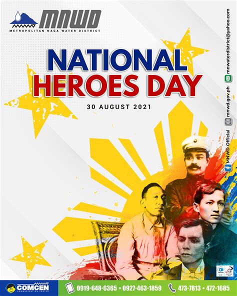 national heroes day metropolitan naga water district