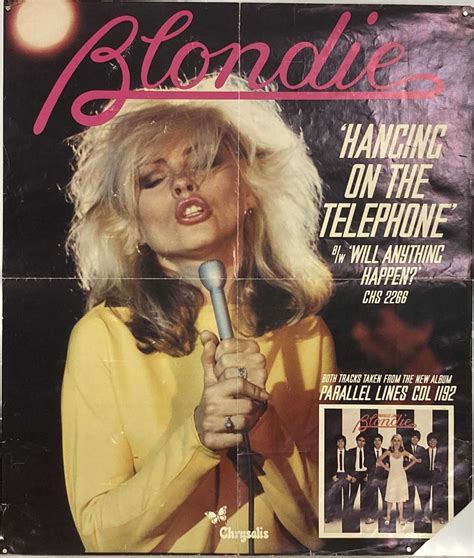 lot 77 blondie hanging on the telephone poster