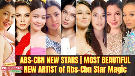 Abs Cbn New Stars Most Beautiful New Artist Of Abs Cbn Star Magic Youtube