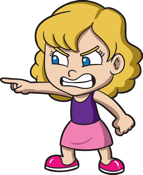 Download and share clipart about Angry Kids Collection 007 Transparent