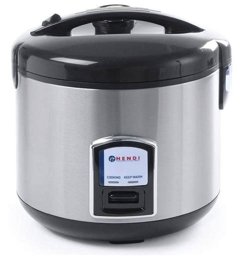 Cuiseur à Riz Inox Fonction Cuisson Vapeur 4-10 Personnes