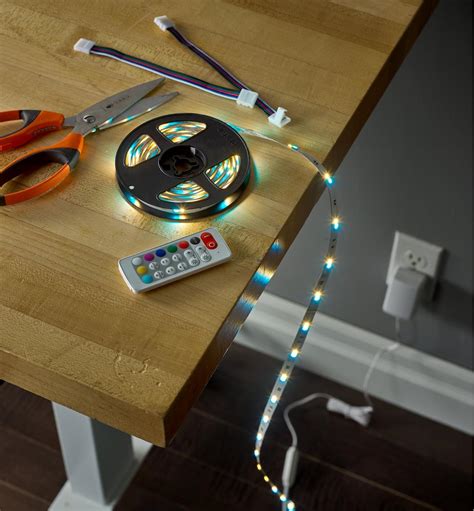 Color Controlled Indoor Led Tape Light Kit With Smart Wi Fi Lee