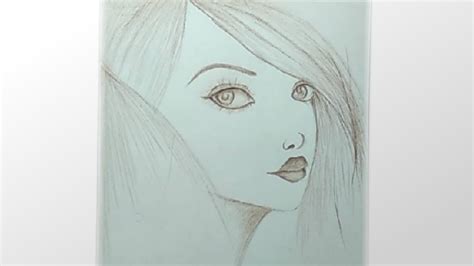 Cool Pencil Drawing How To Draw A Girl Face Step By Step