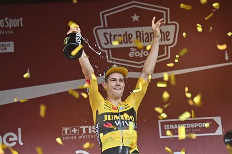Die ambitie is een topresultaat. Wout van Aert triumphiert bei Strade Bianche
