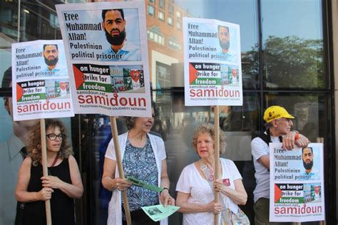 New York City Protesters Demand Freedom For Muhammad Allan On 30th Day