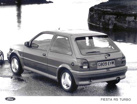 Ford Fiesta Mk3 Rs Turbo Press Photo G 809 Evw My Classic Cars