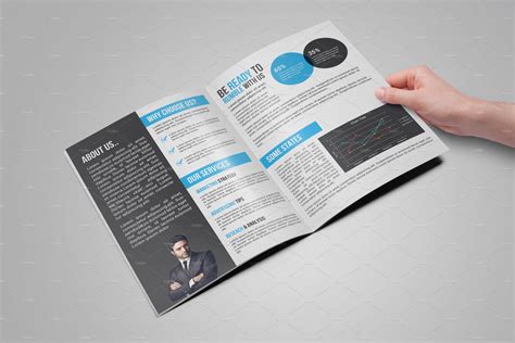 Bi fold creative brochure ~ Brochure Templates ~ Creative Market