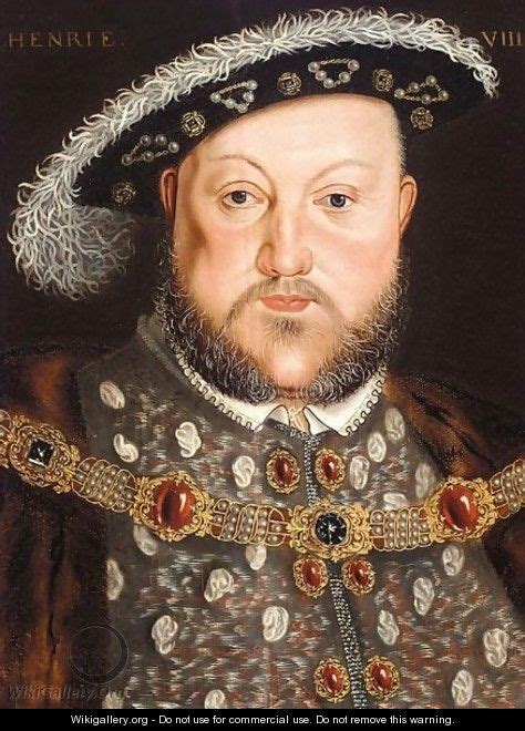 Portrait Of King Henry Viii 1491 1547 After Holbein The Younger