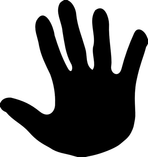 Right Hand Clipart Black And White Clipart Best