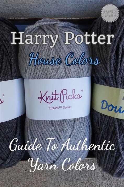 Knit Picks And Robin Yarns Harry Potter House Colors Harry Potter