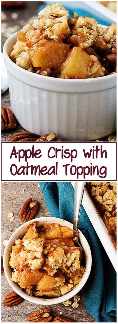 Apple Crisp With Oatmeal Topping