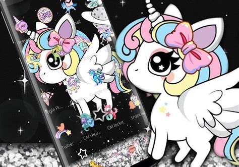 Cute Galaxy Iphone Glitter Unicorn Girly Unicorn Wallpaper