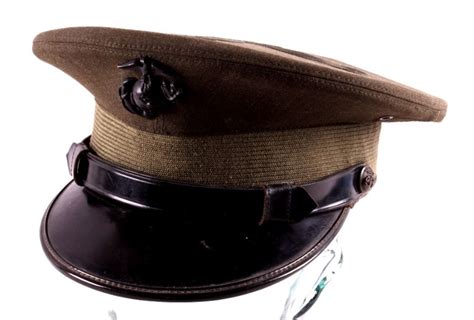 Wwii Marine Corps Officers Hat This Is A Wwii Mar