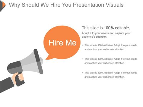 Why Should We Hire You Presentation Visuals Powerpoint Presentation