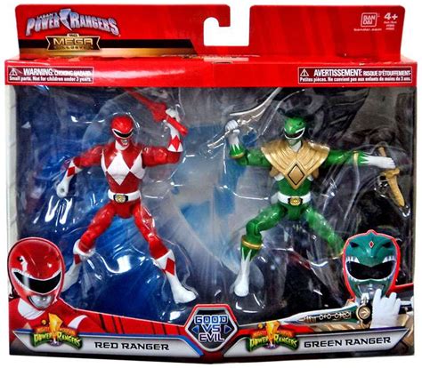 Power Rangers Mighty Morphin Good Vs Evil Red Ranger Green Ranger