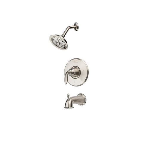 It was leaking at the shower head. Pfister Avalon-Bath Brushed Nickel 1-handle Bathtub and ...