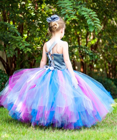 Items Similar To Flower Girl Tutu Dress Floor Length Sewn Tutu Dress