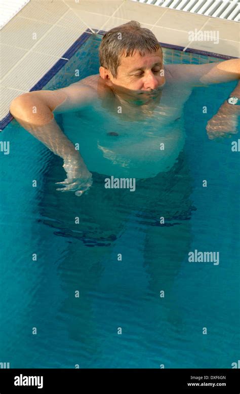 Obese Pool Swimming Overweight Hi Res Stock Photography And Images Alamy